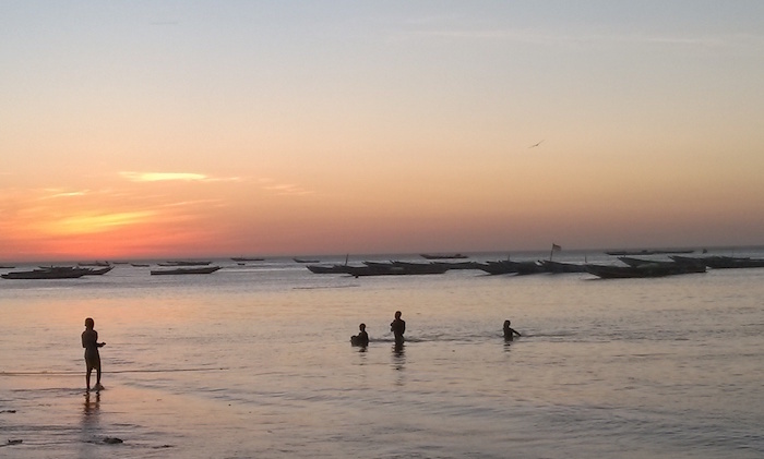 Couché de soleil au Sénégal